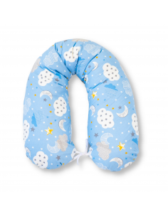 Perna pentru gravide tip cornulet 3 in 1 din bumbac,...