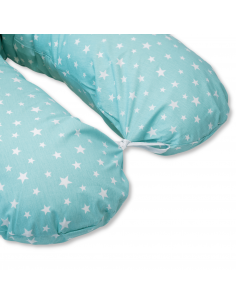 Perna pentru gravide tip cornulet 3 in 1 din bumbac,... 2