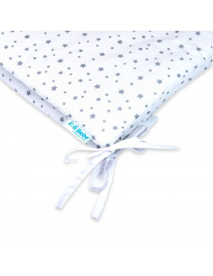 Aparatori patut 35x180cm, stele gri fundal alb 2