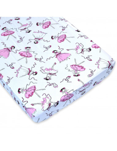 Cearsaf cu elastic pentru patut copii 120x60,...