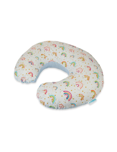 Husa Perna pentru alaptare 2 in 1, curcubeu multicolor