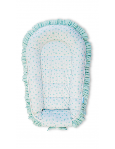 Set 5 piese Baby Nest Premium din Bumbac, model fundita maro 2