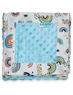 Paturica cu 2 fete din plus minky si bumbac, 100 x 100cm,...