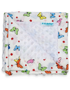 Paturica cu 2 fete din plus minky si bumbac, 100 x 100cm,...