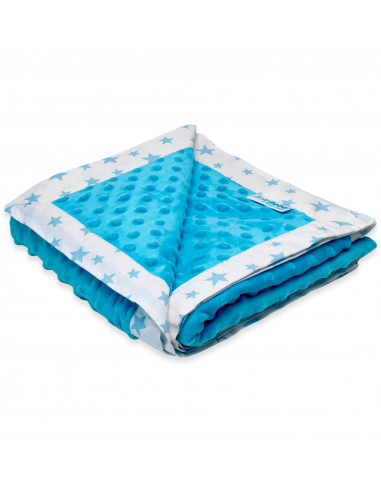 Paturica cu 2 fete din plus minky si bumbac,...